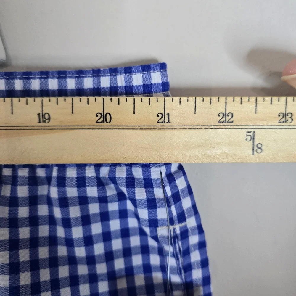 Polo Ralph Lauren Men's Swim Trunks Blue Gingham Size‎ 1XB MSRP $95